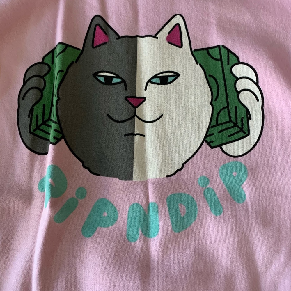 Pink Rip-n-dip Hoodie - Picture 5 of 5